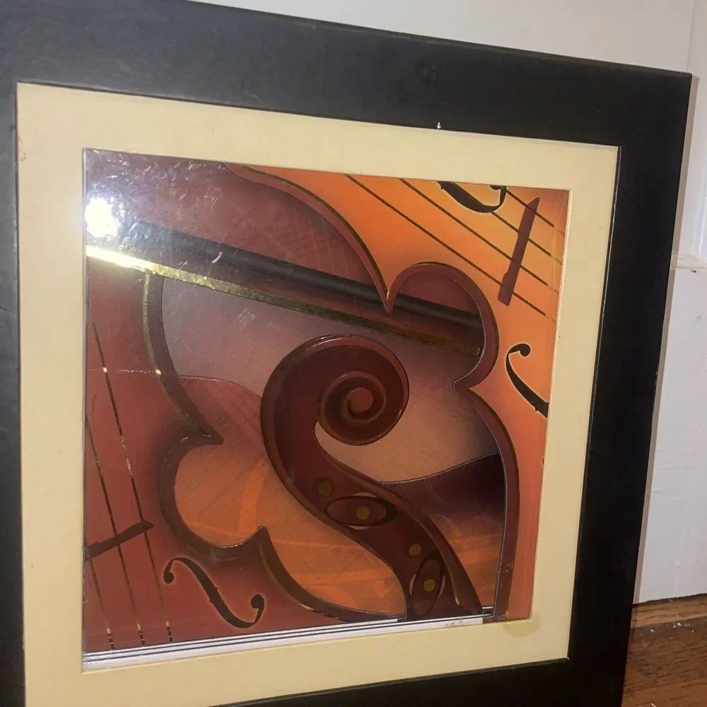 Extremely Rare! life‎ in rhythm twinkle designer collection framed Music art